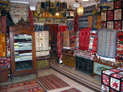 Teppichhändler; avenue Habib Bourguiba
